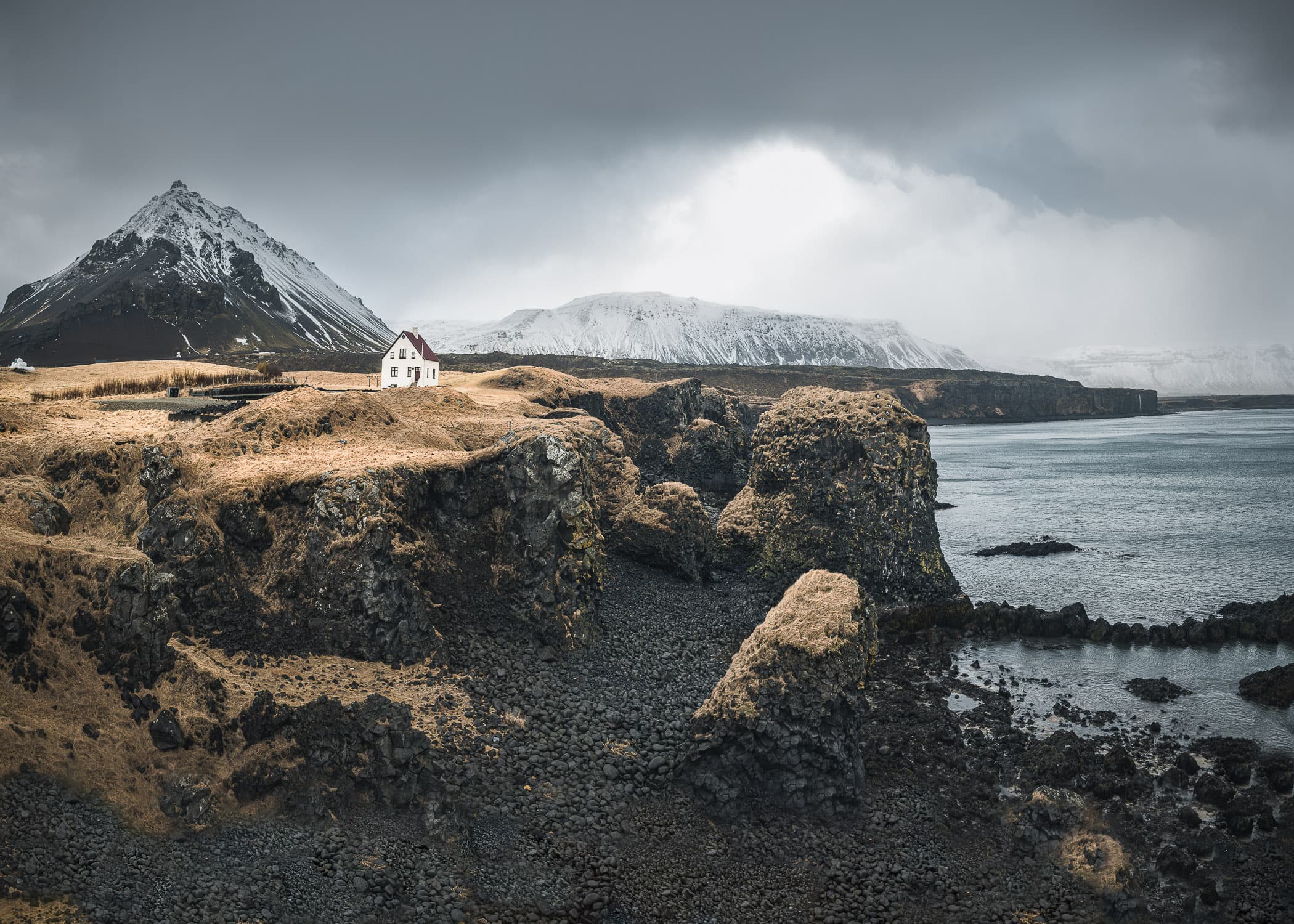 Arnastapi Village Snaefellsnes Peninsula Iceland — Javier Delabat