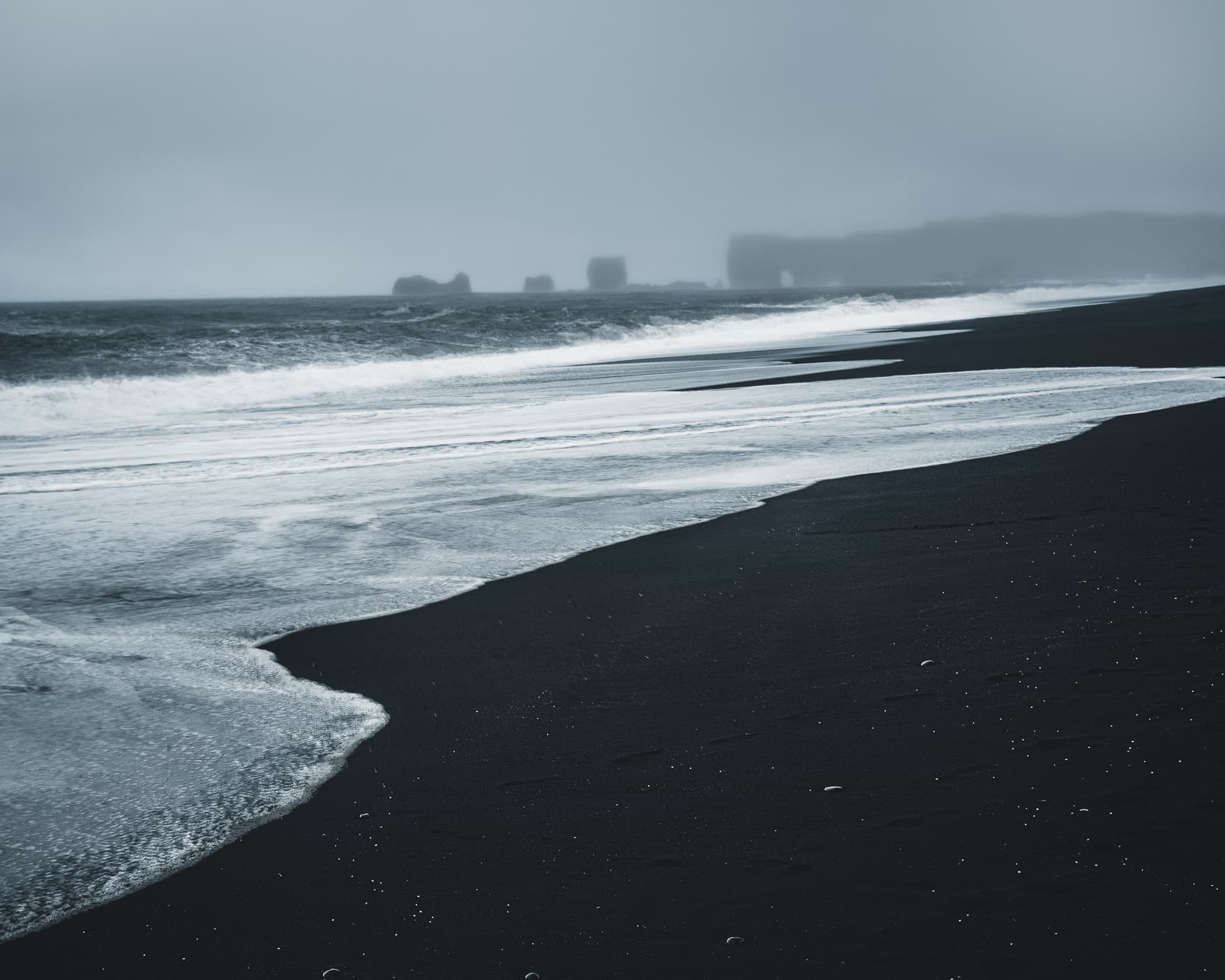 Black Sand Beach South Shore Iceland — Javier Delabat