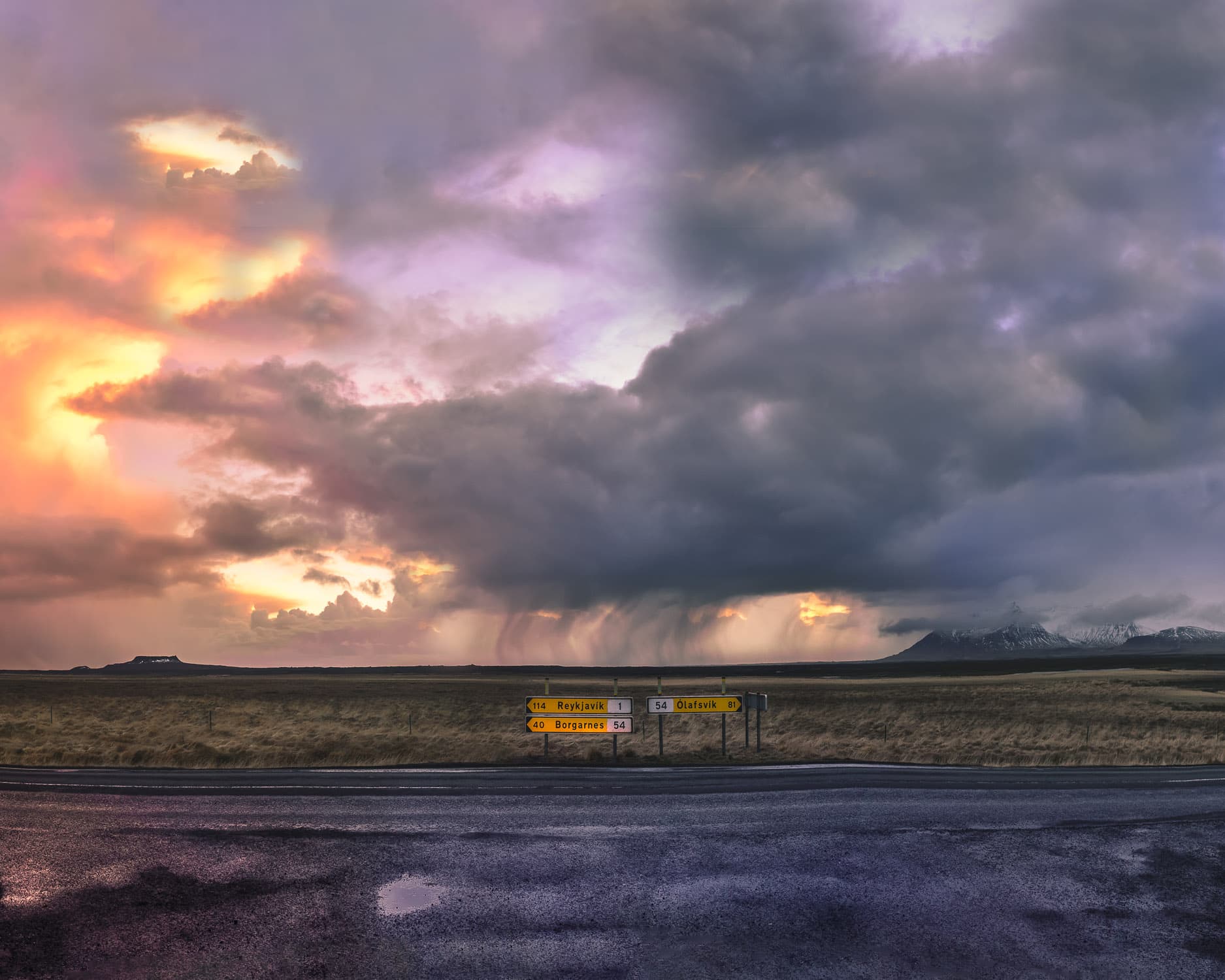 Iceland Storm Sunset — Javier Delabat